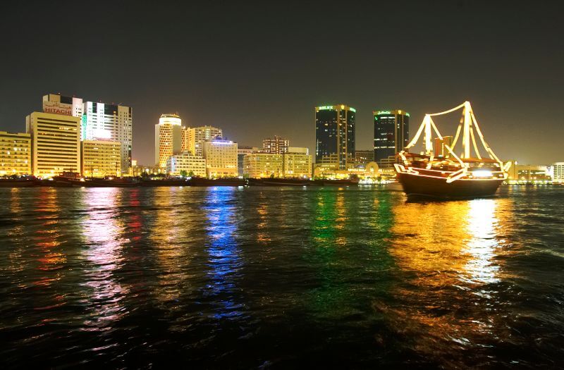Dubai Creek Harbour at Night